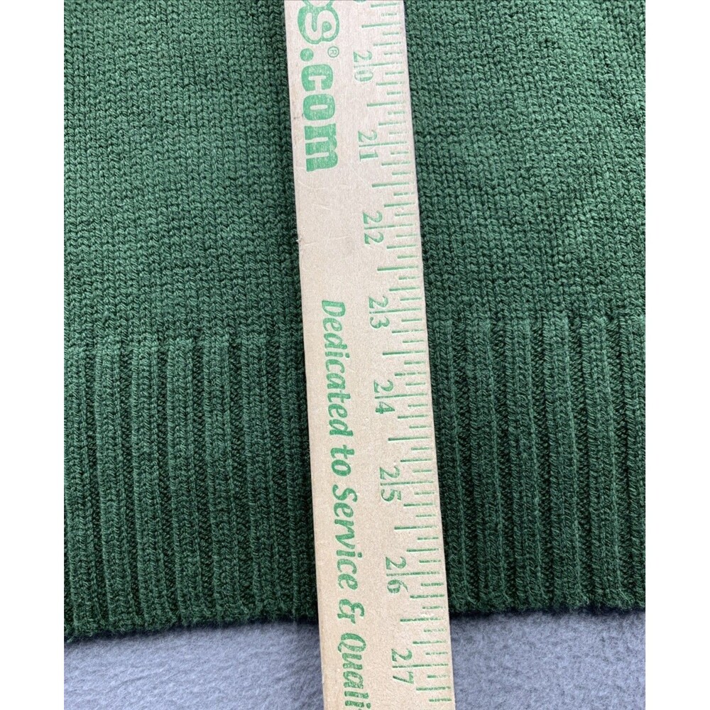 Aeropostale Pullover Sweaters Mens 1987 Rib Knit Embroidered Green Size Medium - Picture 7 of 15